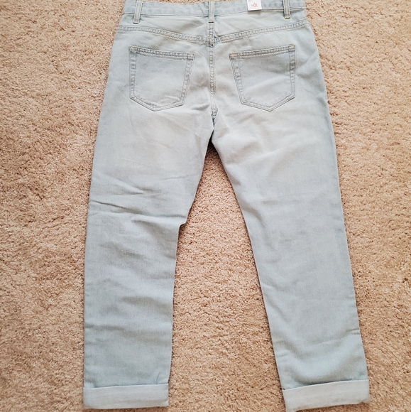 American Bazi Distressed Many Holes Jeans Sz 7 - Picture 2 of 4